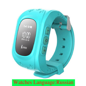 Anti Lost Q50 LCD OLED Child GPS LBS Tracker SOS Smartwatch Monitoring Positioning Phone Kids SIM Smart Watch For IOS Android