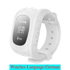 Anti Lost Q50 LCD OLED Child GPS LBS Tracker SOS Smartwatch Monitoring Positioning Phone Kids SIM Smart Watch For IOS Android