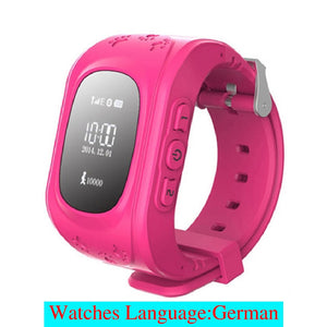 Anti Lost Q50 LCD OLED Child GPS LBS Tracker SOS Smartwatch Monitoring Positioning Phone Kids SIM Smart Watch For IOS Android