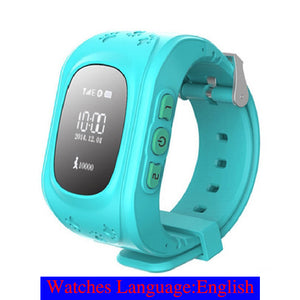 Anti Lost Q50 LCD OLED Child GPS LBS Tracker SOS Smartwatch Monitoring Positioning Phone Kids SIM Smart Watch For IOS Android