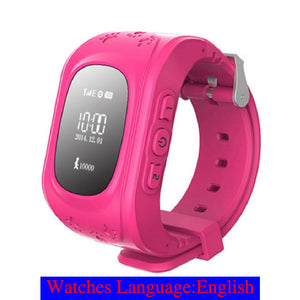 Anti Lost Q50 LCD OLED Child GPS LBS Tracker SOS Smartwatch Monitoring Positioning Phone Kids SIM Smart Watch For IOS Android