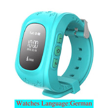 Carregar imagem no visualizador da galeria, Anti Lost Q50 LCD OLED Child GPS LBS Tracker SOS Smartwatch Monitoring Positioning Phone Kids SIM Smart Watch For IOS Android