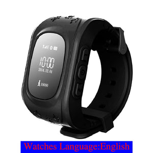 Anti Lost Q50 LCD OLED Child GPS LBS Tracker SOS Smartwatch Monitoring Positioning Phone Kids SIM Smart Watch For IOS Android