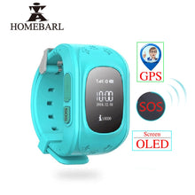 Carregar imagem no visualizador da galeria, Anti Lost Q50 LCD OLED Child GPS LBS Tracker SOS Smartwatch Monitoring Positioning Phone Kids SIM Smart Watch For IOS Android