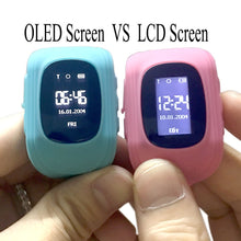 Carregar imagem no visualizador da galeria, Anti Lost Q50 LCD OLED Child GPS LBS Tracker SOS Smartwatch Monitoring Positioning Phone Kids SIM Smart Watch For IOS Android
